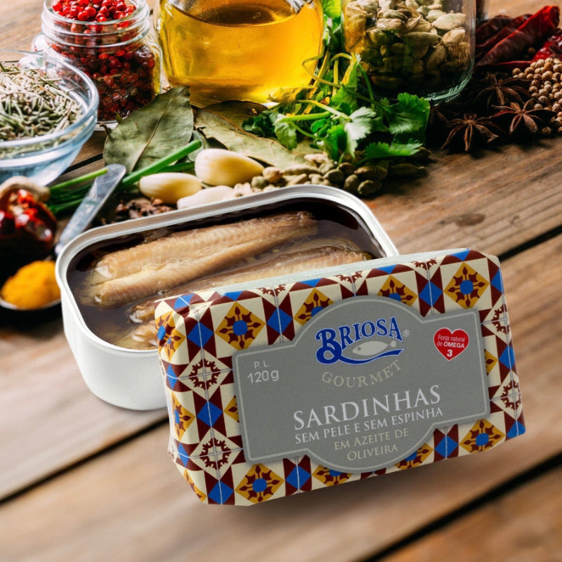 Sardinen in Olivenöl ohne Haut und Gräten | Briosa Gourmet