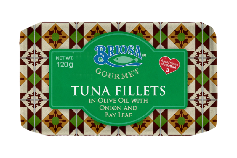 Thunfischfilet in Olivenöl mit Zwiebeln und Lorbeerblatt | Briosa Gourmet