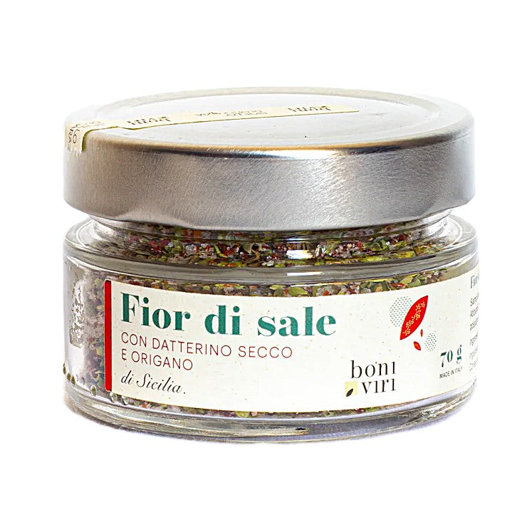 Salz mit getrockneten Tomaten und Ätna-Oregano 70 g | Italien | Boniviri