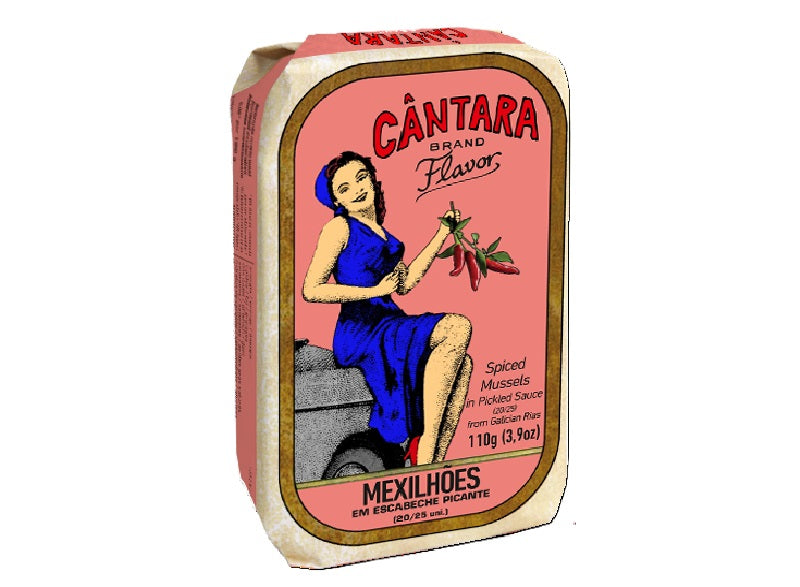 Miesmuscheln in scharfer Escabeche Sauce 20/25 | Cantara Vintage