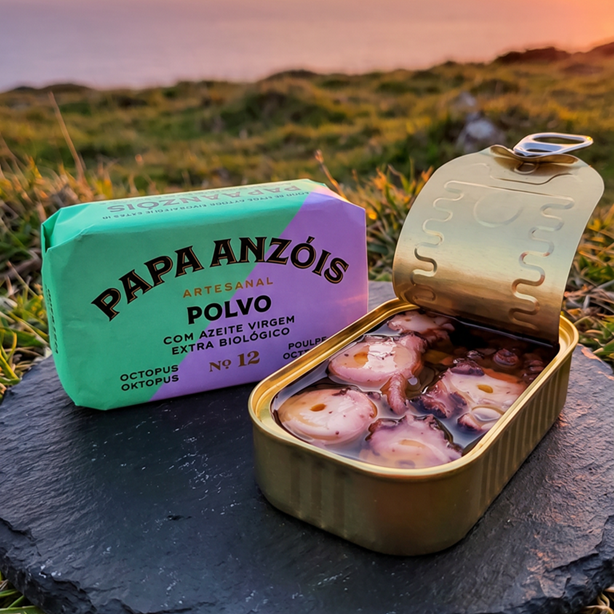 Oktopus in Bio-Extra-Nativem Olivenöl (BIO) | Papa Anzóis