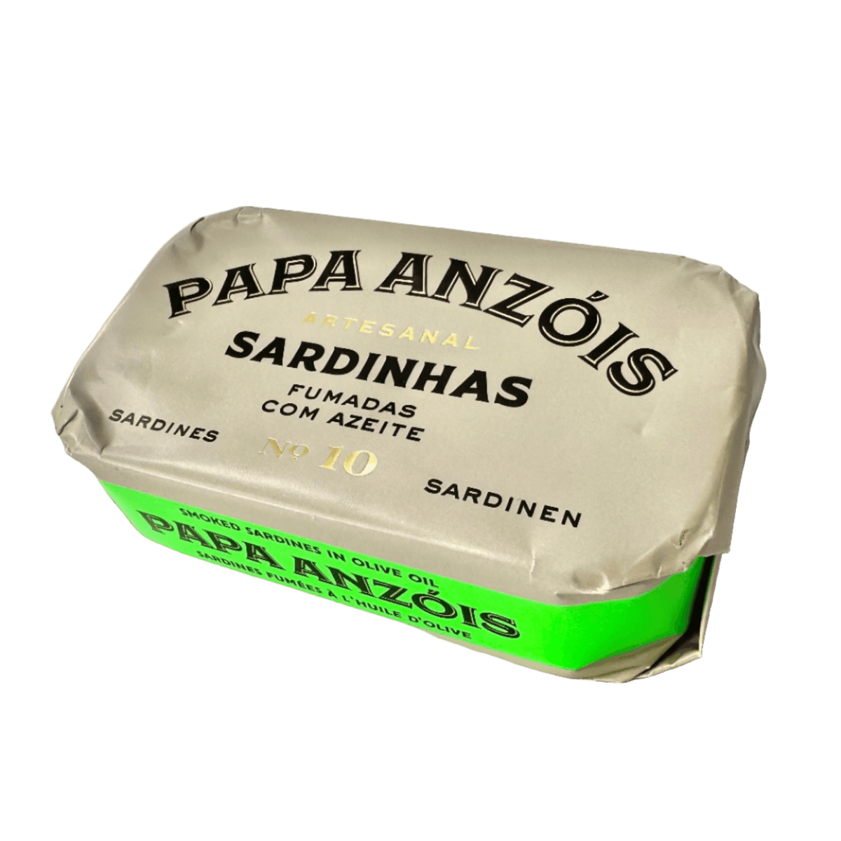 Echte geräucherte Sardinen in extra nativem Olivenöl | Papa Anzóis