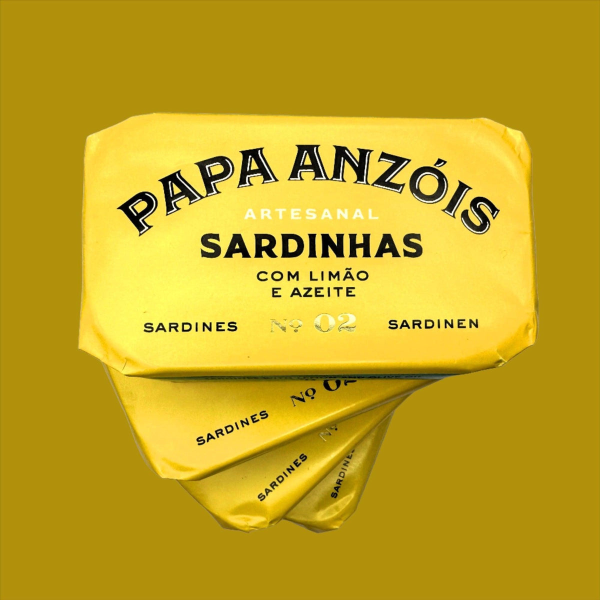 Sardinen in nativem Olivenöl extra mit Zitrone | Papa Anzóis